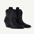 Isabel: Western Bootie - Black Snake