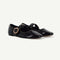 Mariana: Flat Mary Jane - Black