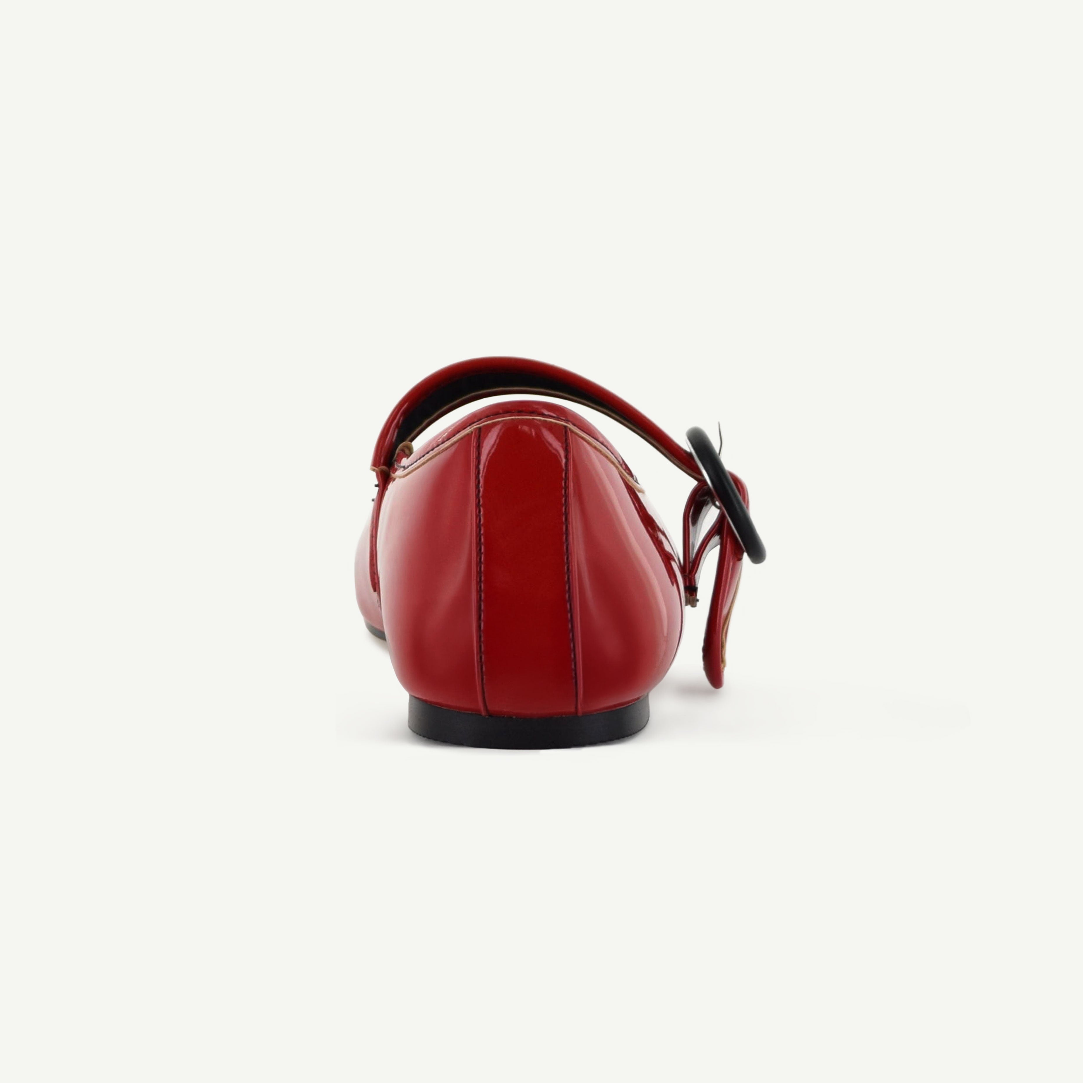 Mariana: Flat Mary Jane - Red