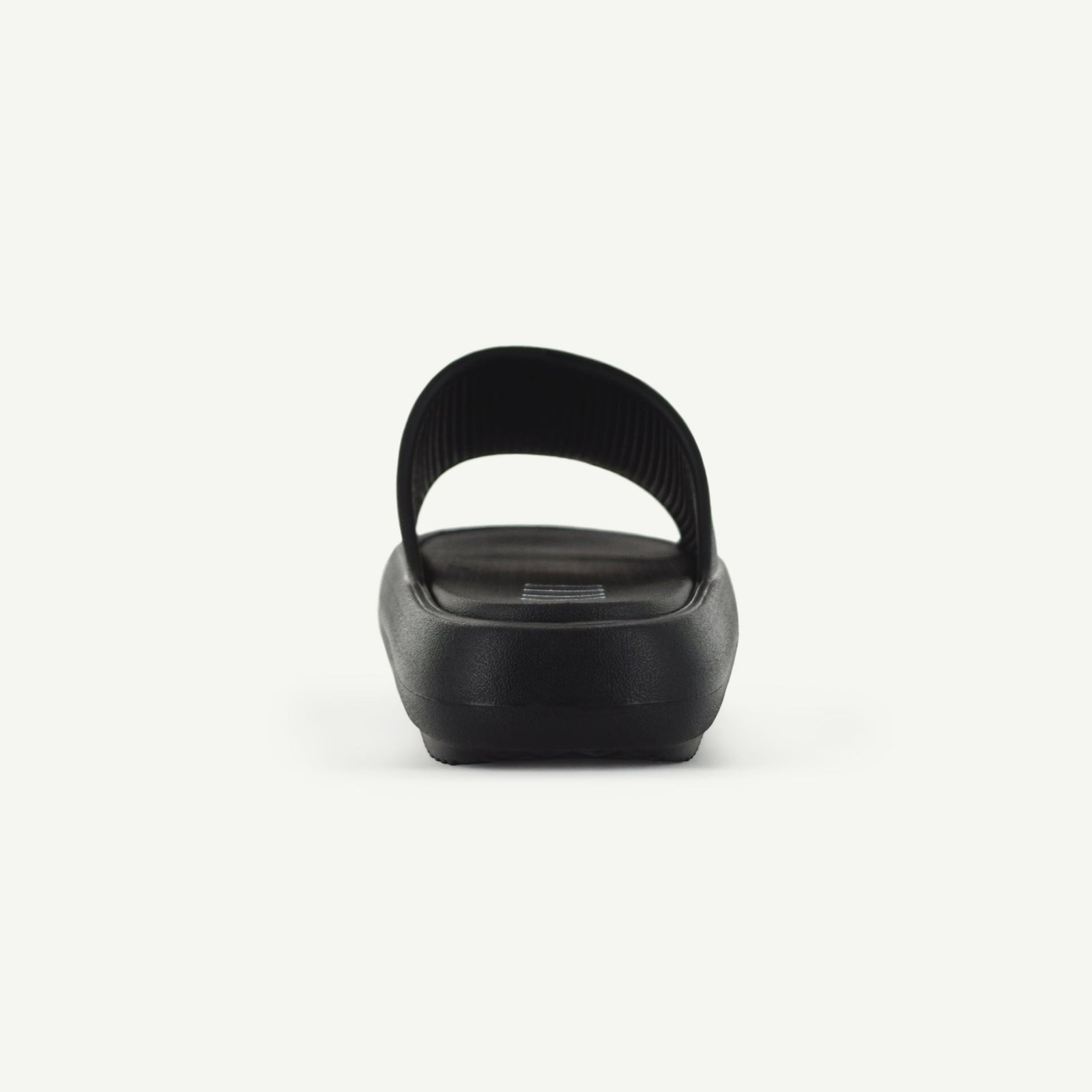 St. Tropez: Platform Slide - Black Women Slippers