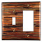 Enchantment Horizontal Copper - 1 Toggle / 1 Rocker Wallplate