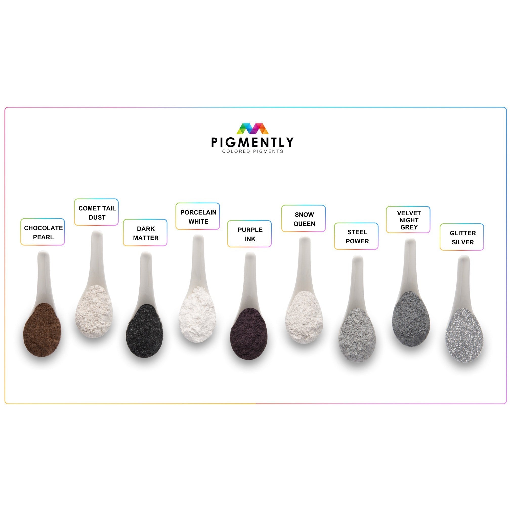 Pigmento en polvo epoxi de color blanco porcelana