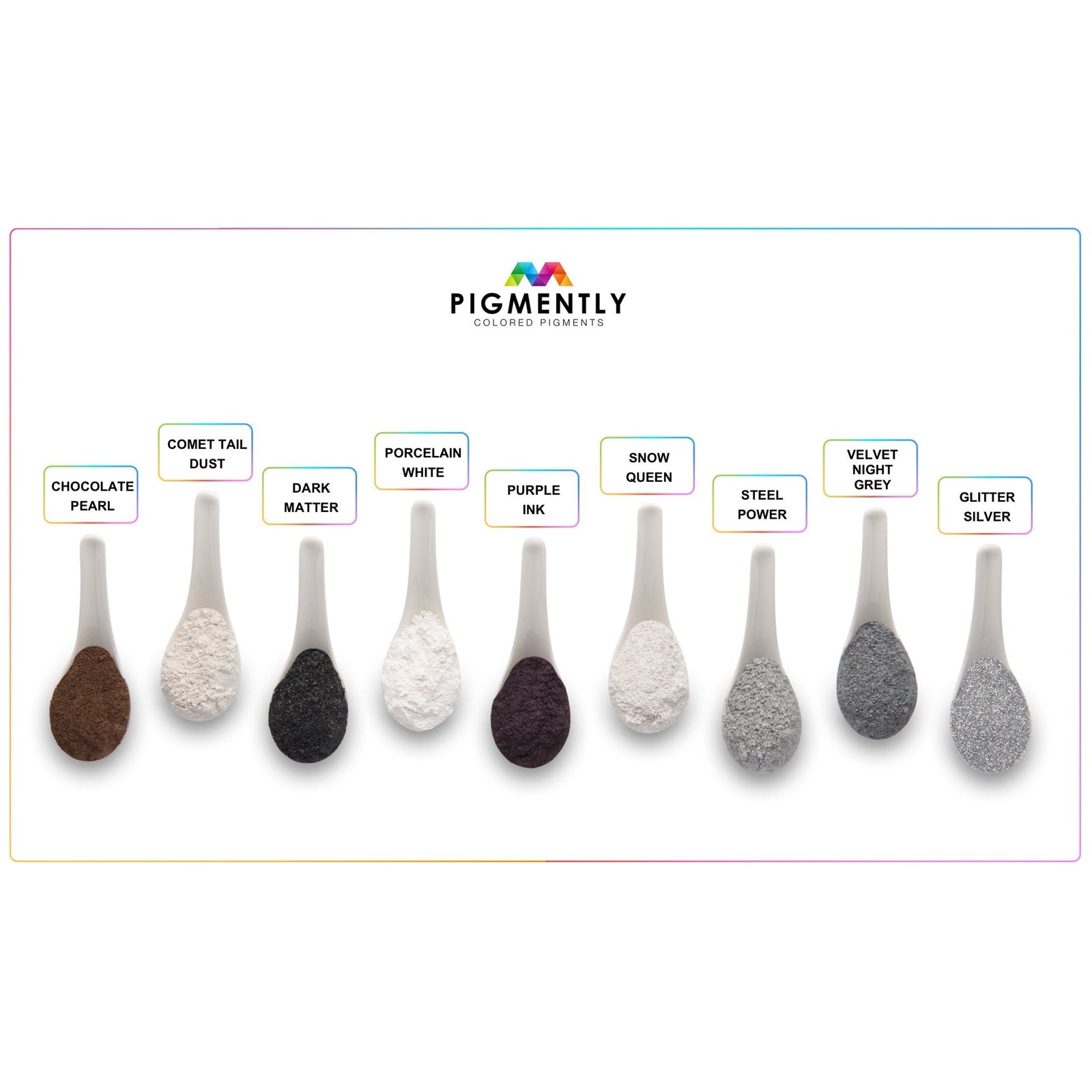 Pigmento en polvo epoxi de color blanco porcelana