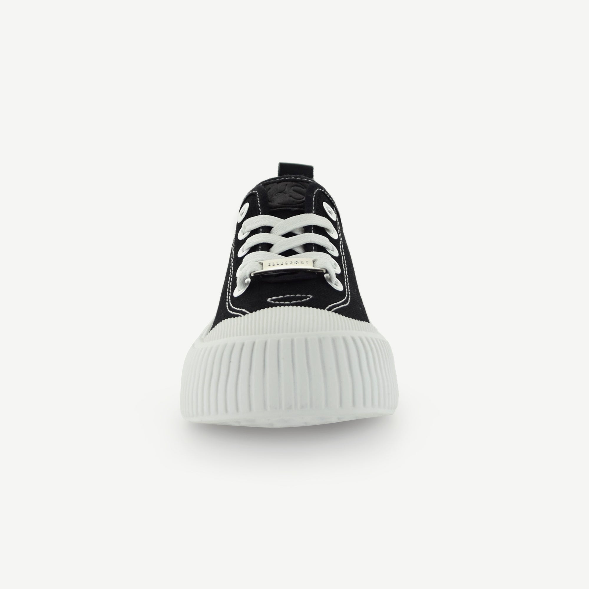 Court Royale: Vulcanized Court Shoe - Black/White