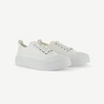 Court Royale: Vulcanized Court Shoe - White