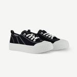 Court Royale: Vulcanized Court Shoe - Black/White