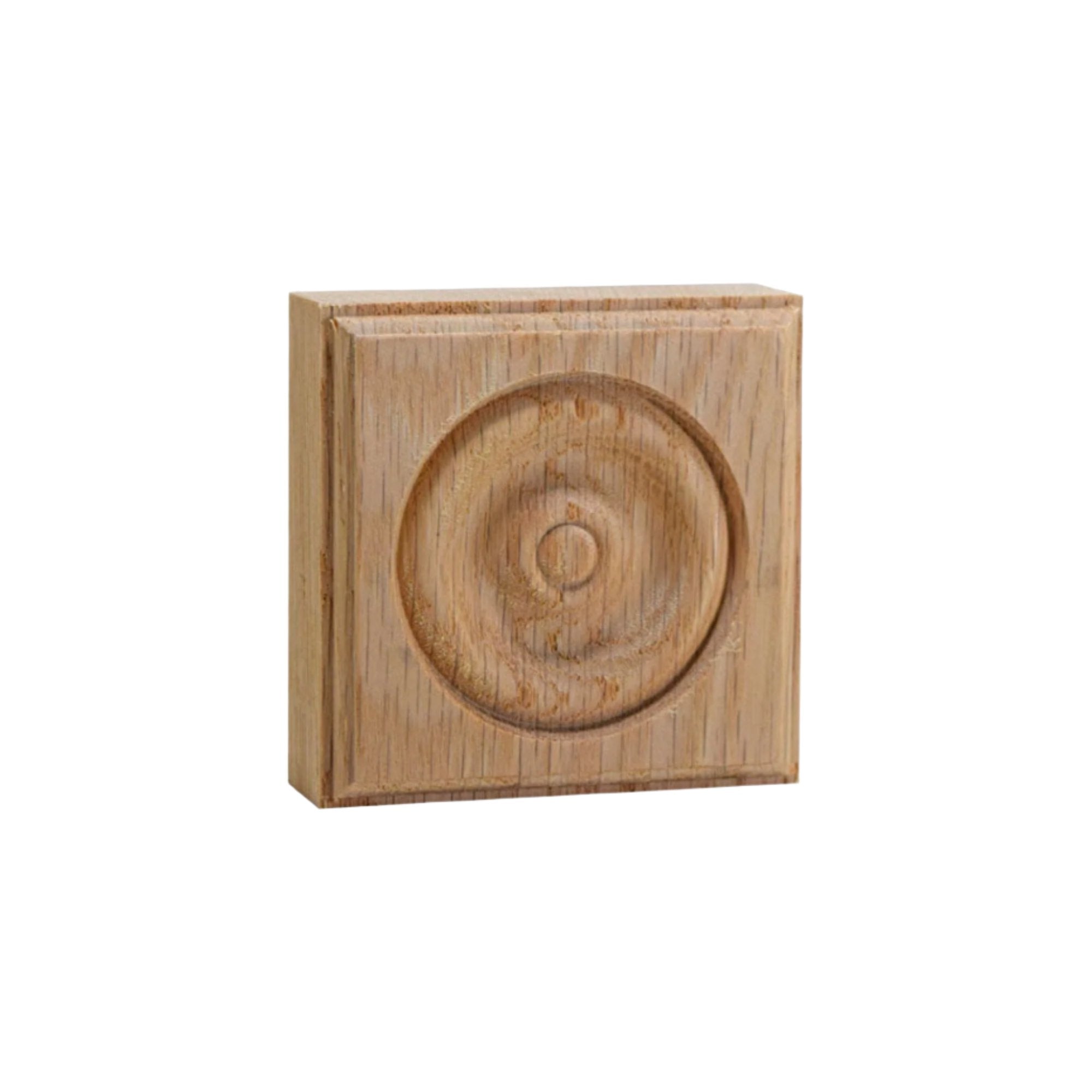EWAP30 Rosette Casing Corner Block 1 inch x 3 inch Square Unfinished
