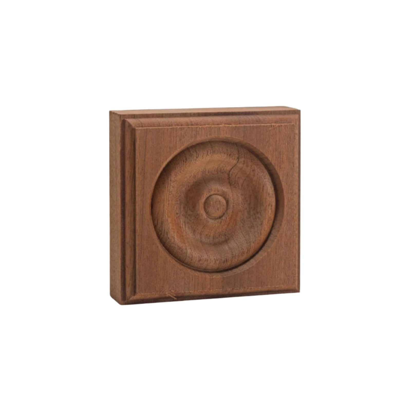 EWAP30 Rosette Casing Corner Block 1 inch x 3 inch Square Unfinished