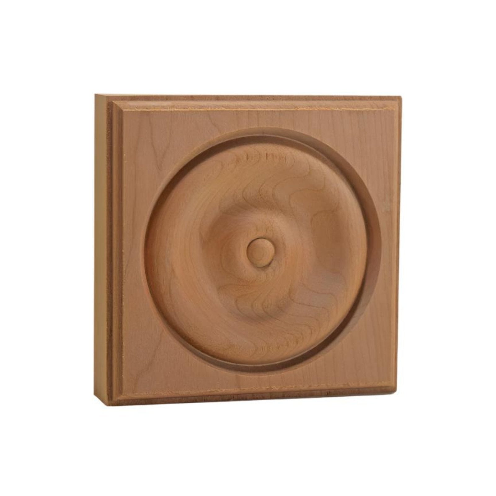 EWAP40 Rosette Casing Corner Block 1 inch x 4 inch Square Unfinished