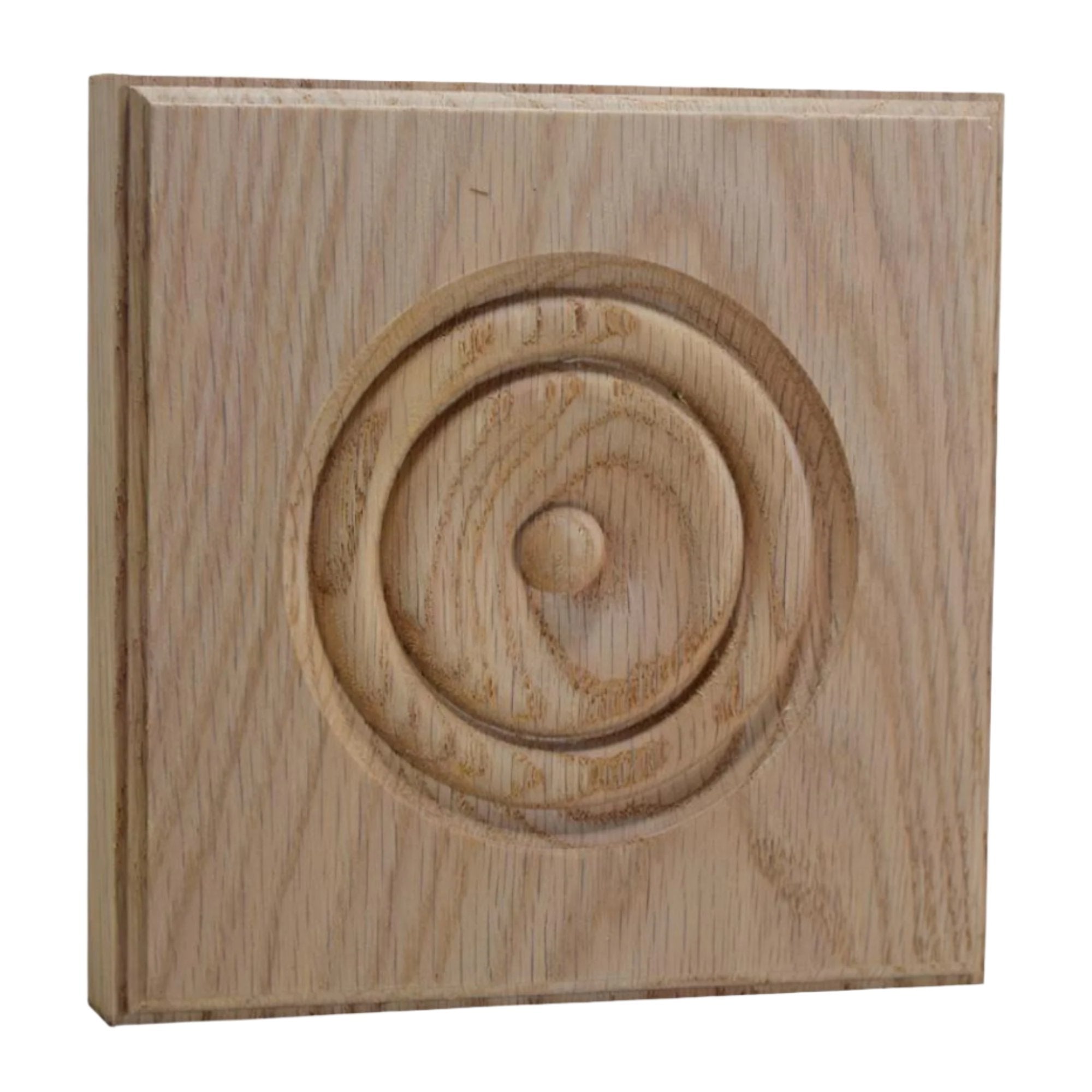 EWAP90 Rosette Casing Corner Block 1 inch x 3 inch Square Unfinished