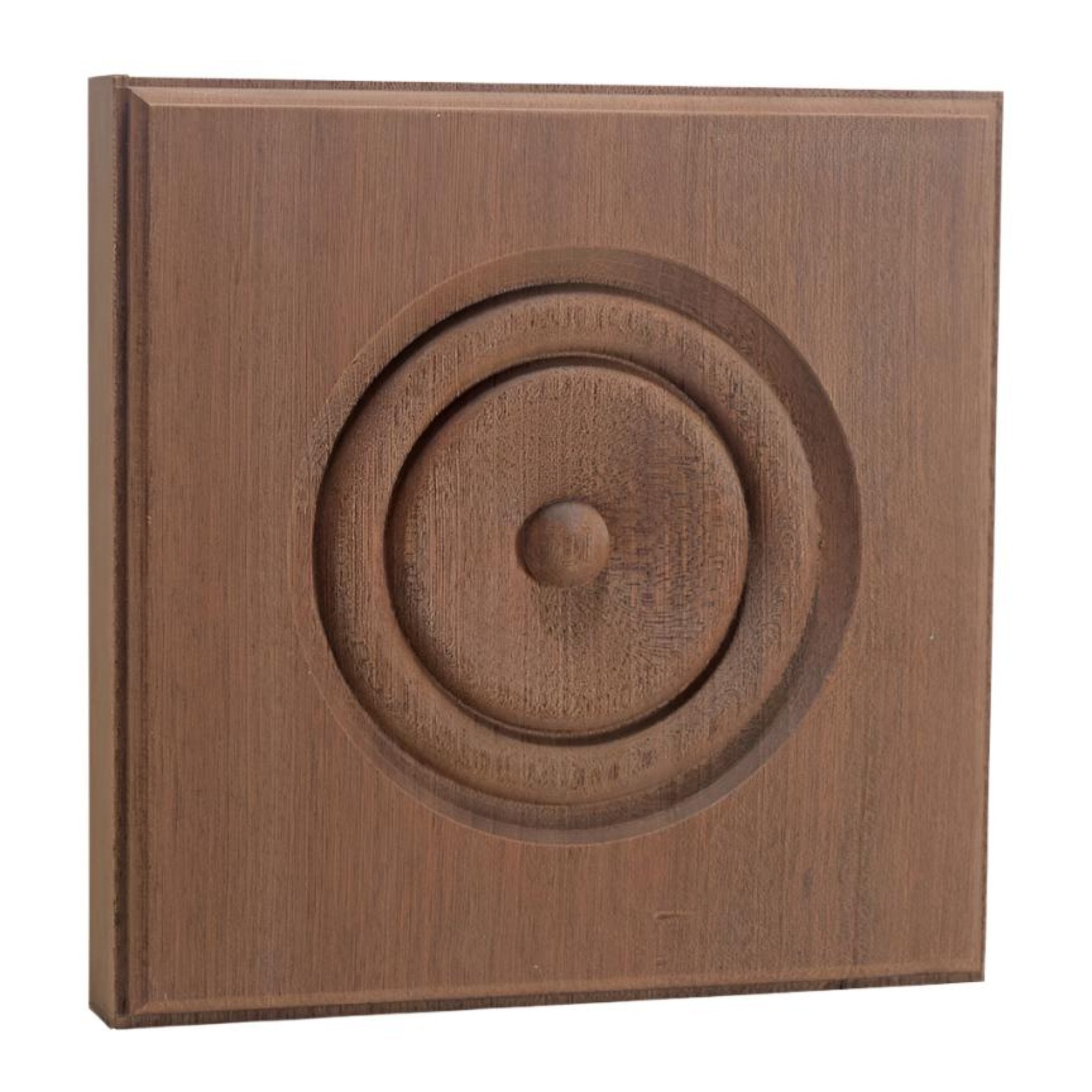 EWAP90 Rosette Casing Corner Block 1 inch x 3 inch Square Unfinished