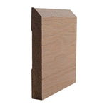 EWBB15 Beveled Edge Baseboard 5-1/4" Tall x 11/16" Moulding Unfinished