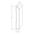 EWBB23 Nose & Cove 5-1/4" Tall x 11/16" Baseboard Moulding Unfinished