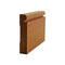 EWBB25 Beaded 3-1/2" Tall x 3/4" Baseboard Moulding. Unfinished