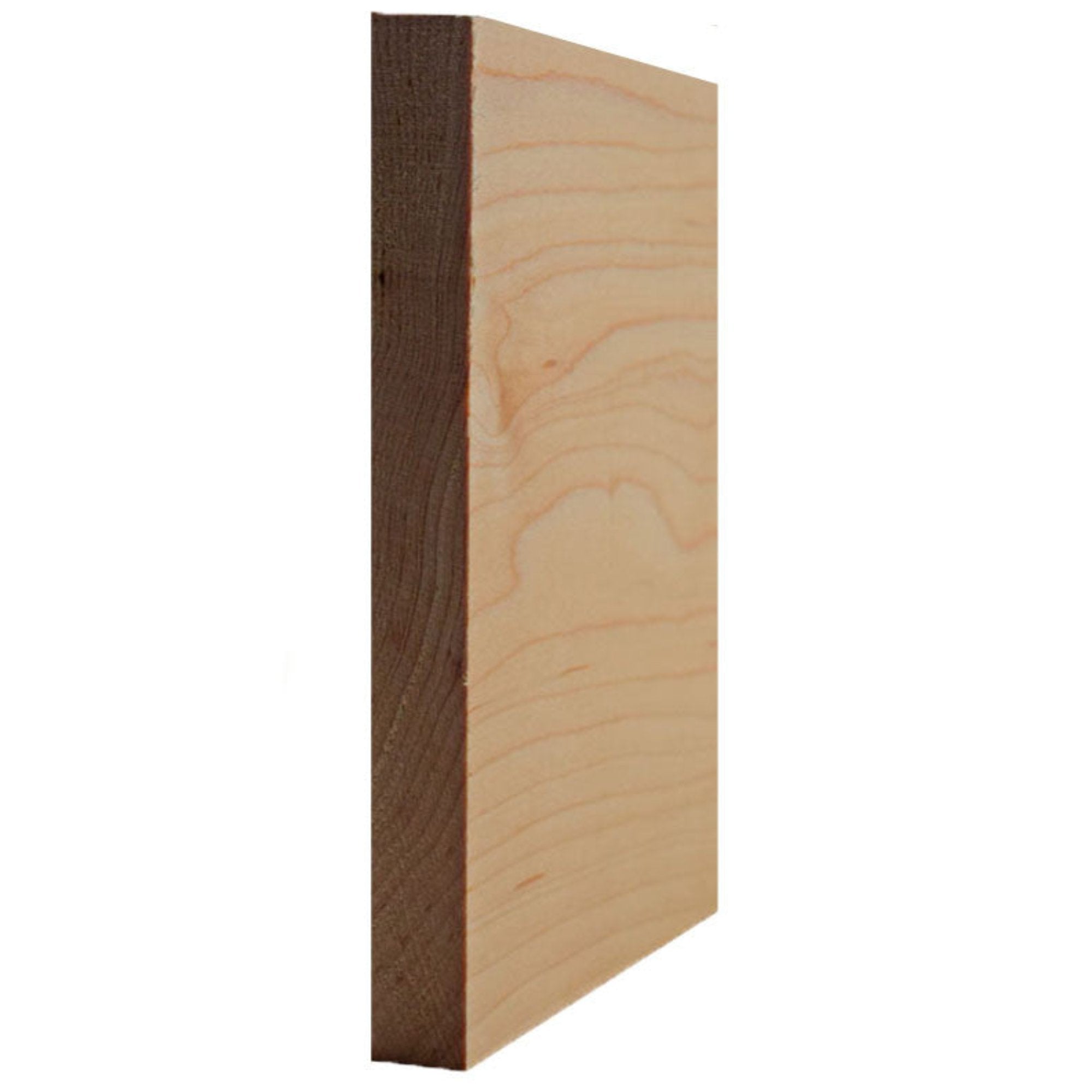EWBB54 square edge 7-1/4" Tall x 3/4" Baseboard Moulding. Unfinished