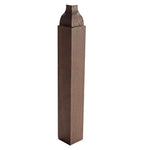 EWBB61 Base Inside Corner Block 7/8" square x 6-1/2" Tall Unfinished
