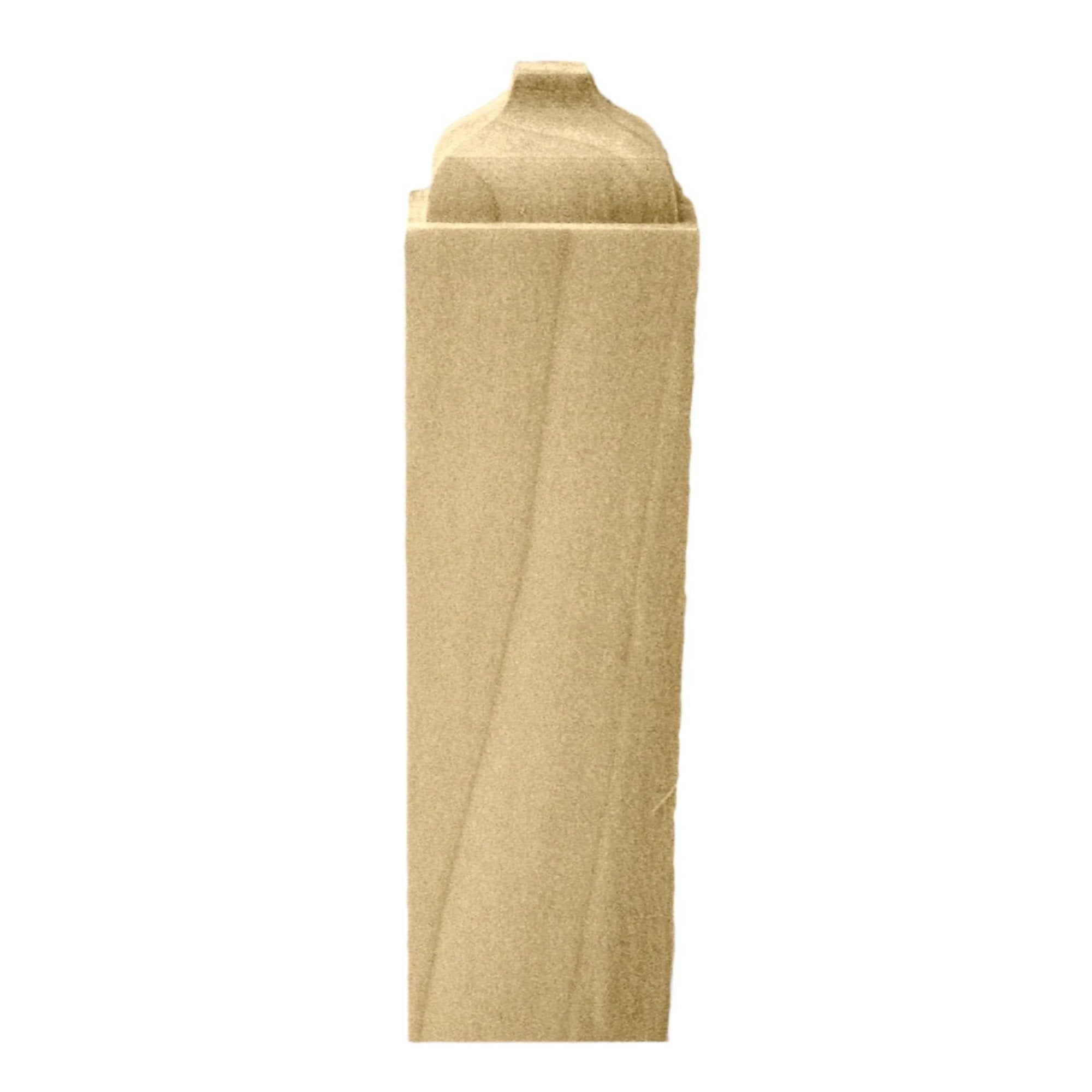 EWBB62 Baseboard Middle Block 7/8" x 1-3/8" x 6-1/2" Tall Unfinished