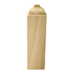 EWBB62 Baseboard Middle Block 7/8" x 1-3/8" x 6-1/2" Tall Unfinished