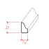 EWBS15 Baseboard Shoe 3/4" Tall x 7/16" Ogea Style. Unfinished