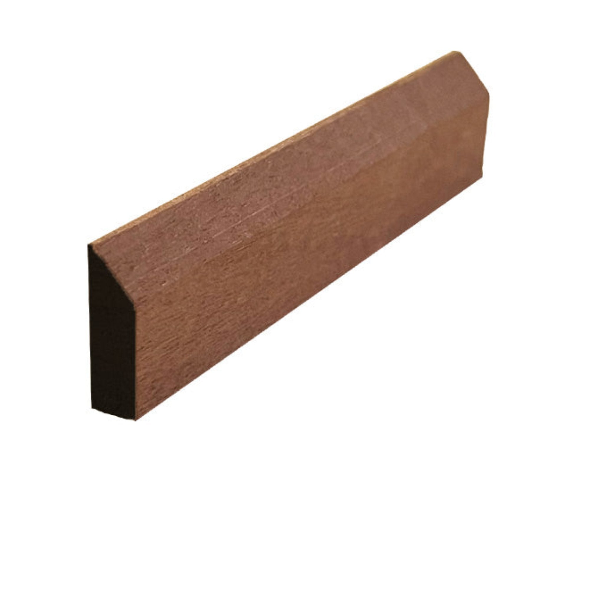 EWBS21 Baseboard Shoe 1-1/8" Tall x 3/8" Beveled Edge. Unfinished