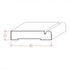 EWCA30 Beaded Casing 3-1/2" wide x 3/4" Trim. Unfinished Moulding