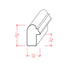 EWCB13 Casing Back Band 1-3/8" Tall x 7/8" Trim Moulding. Unfinished