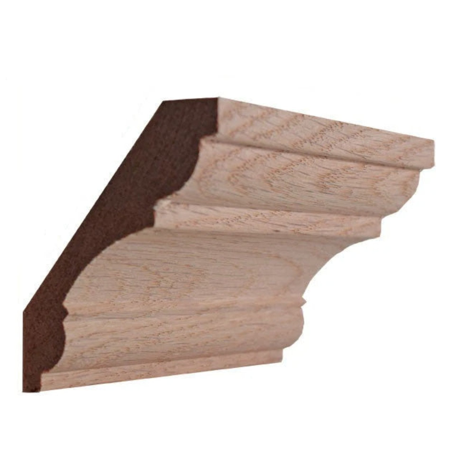 EWCR20 Crown 3/4" x 3-5/8" Unfinished 2-3/4" High x 2-1/4" Deep