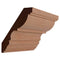 EWCR30 Crown 7/8" x 4-1/2" Unfinished 3-1/2" High x 2-7/8" Deep