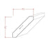 EWCR38 Crown 3/4" x 4" Unfinished 2-3/4" High x 2-3/4" Deep