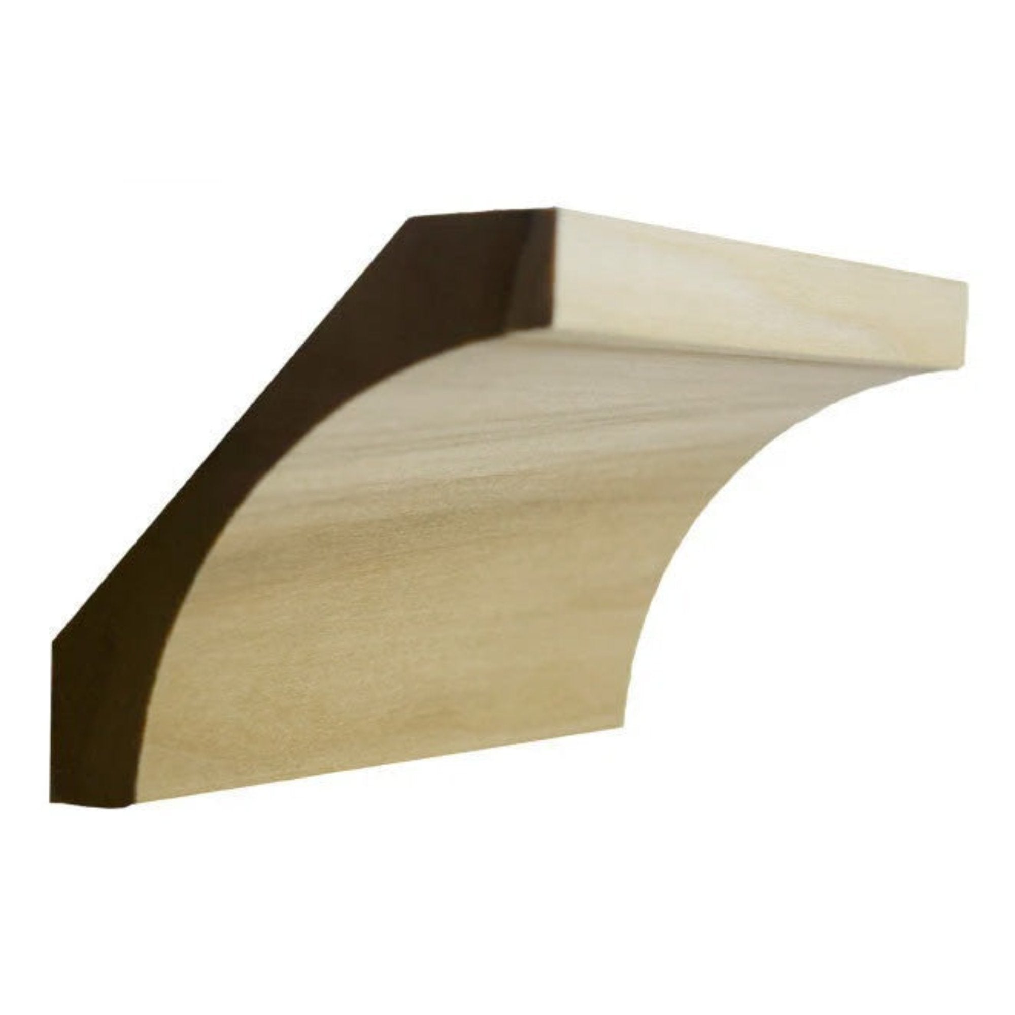 EWCR40 Cove Crown 3/4" x 3-3/4" Unfinished 2-5/8" High x 2-1/2" Deep
