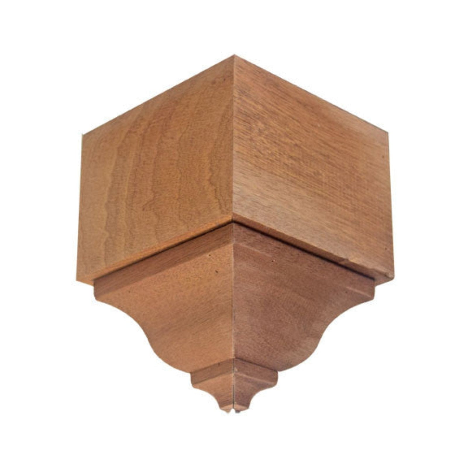 EWCR63 Crown Outside Corner Block 3-1/2 Tall x 2-3/8 Face Unfinished