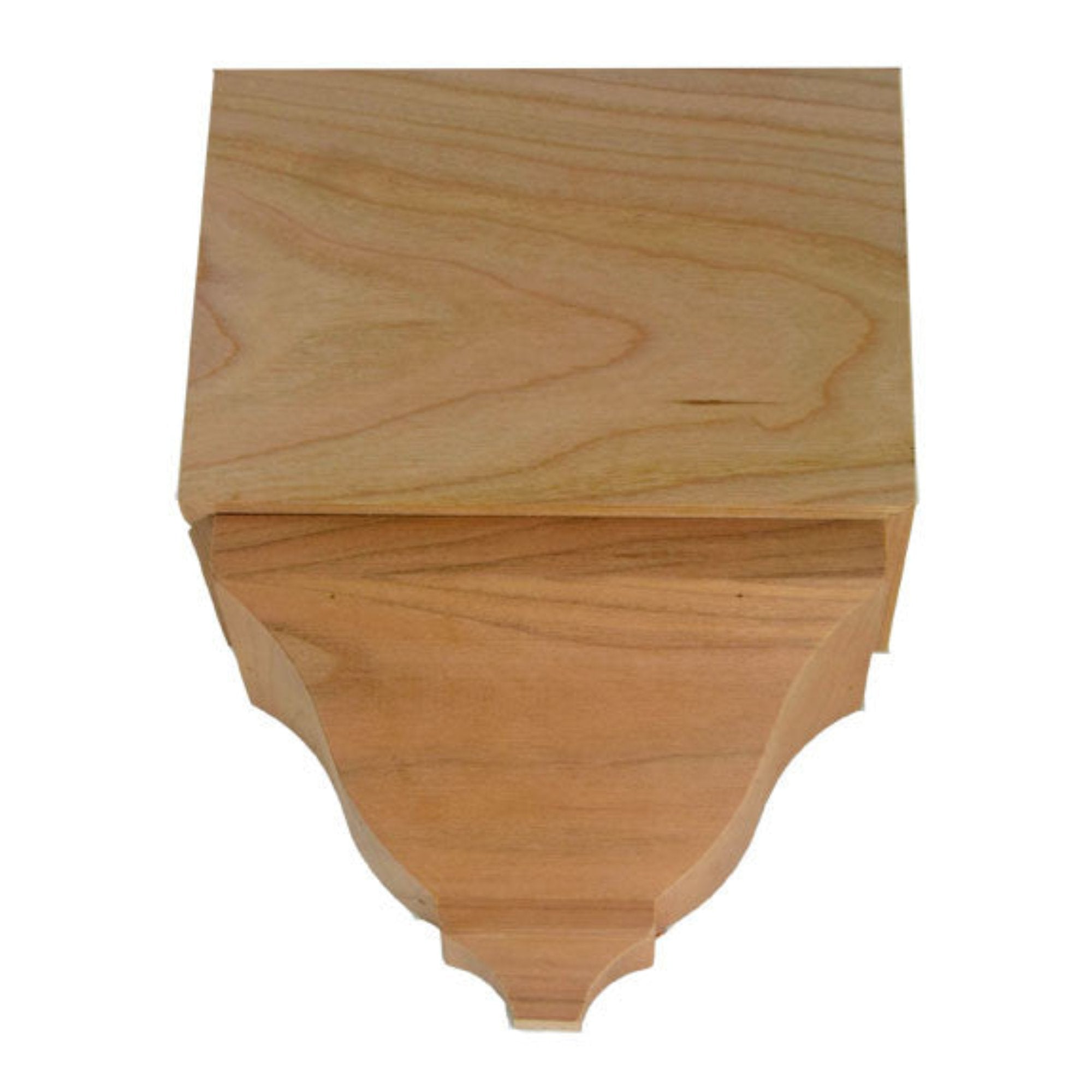 EWCR82 Middle Corner Block 4-1/4" Tall x 3" deep 6" Face Unfinished