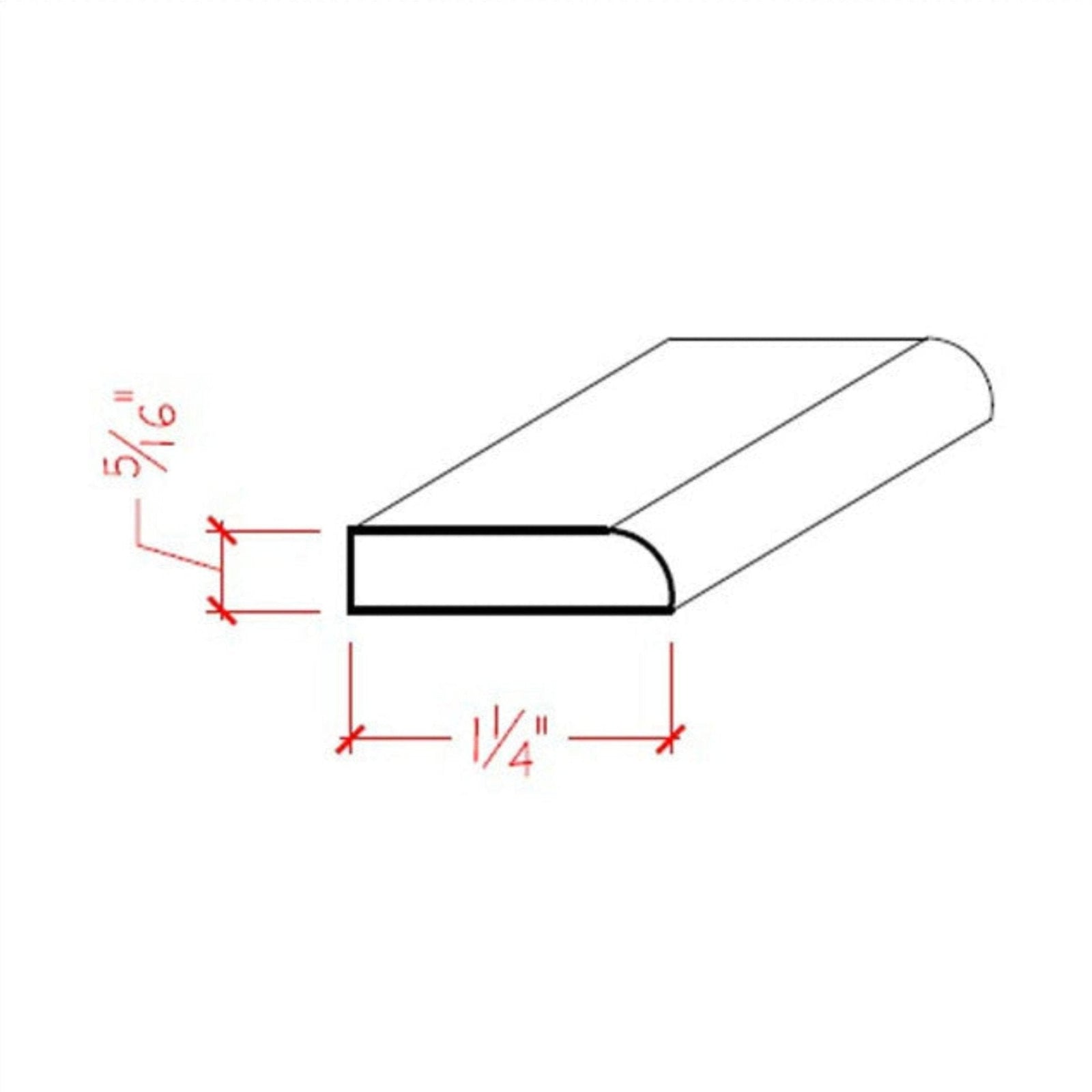 EWCS11 Kitchen Cabinet Scribe 1-1/4