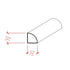 EWQR11 Quarter Round 1/2" x 1/2" Moulding Trim. Unfinished