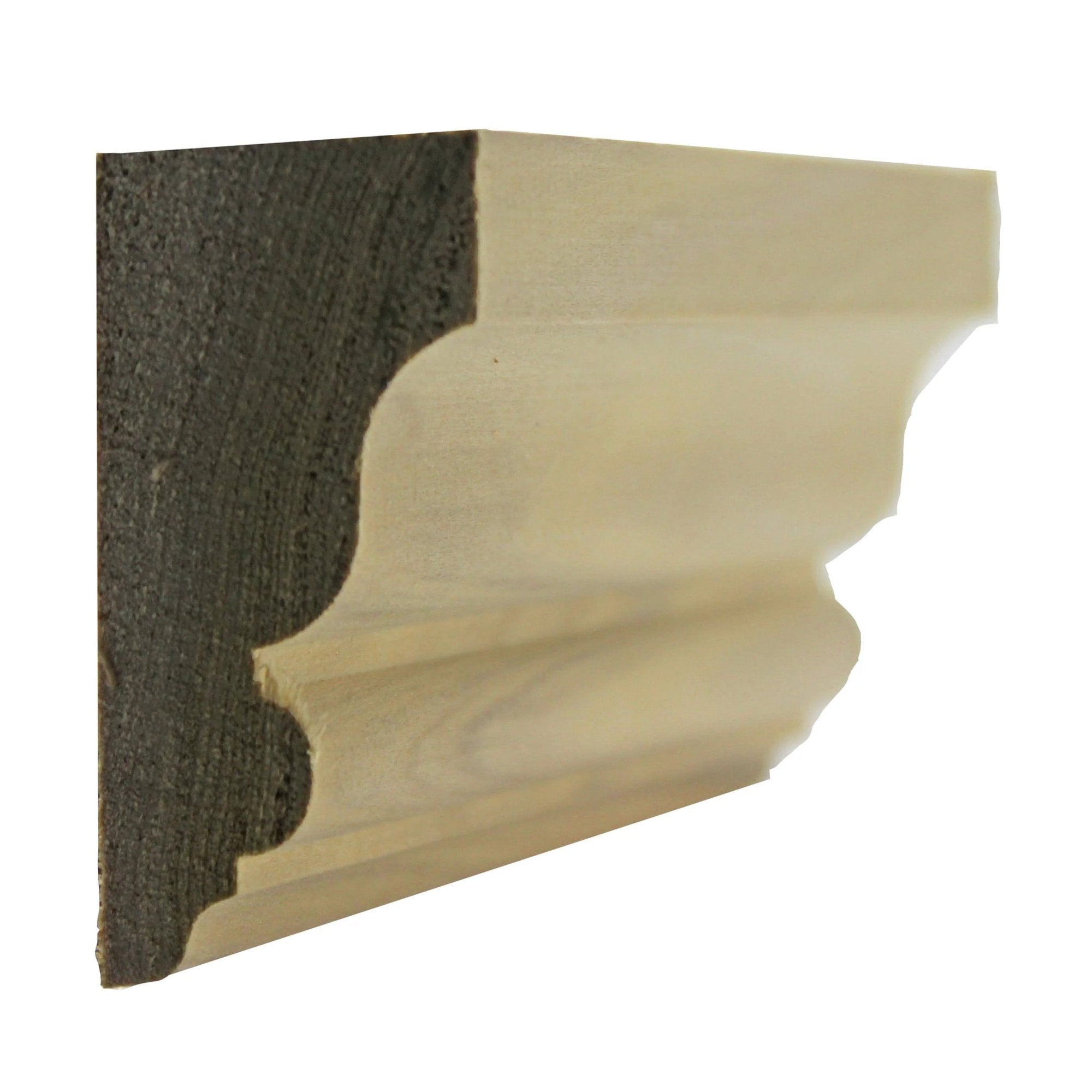 EWSC12 Solid Crown 2-1/4" High x 1-1/8" Deep Moulding. Unfinished