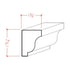 EWSC15 Solid Crown 1-3/4" High x 1-3/8" Deep Moulding. Unfinished