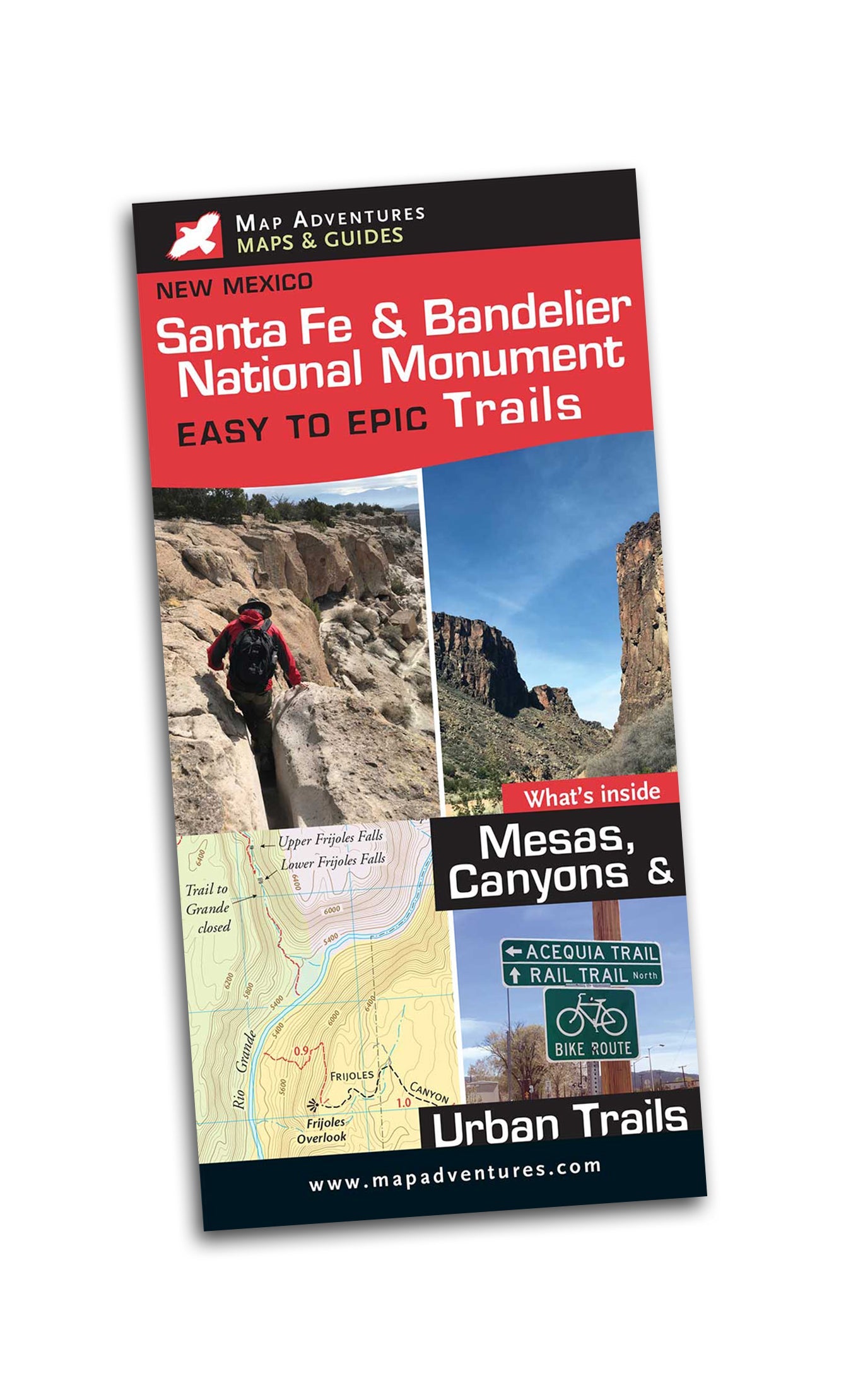 Santa Fe & Bandelier Trail Map