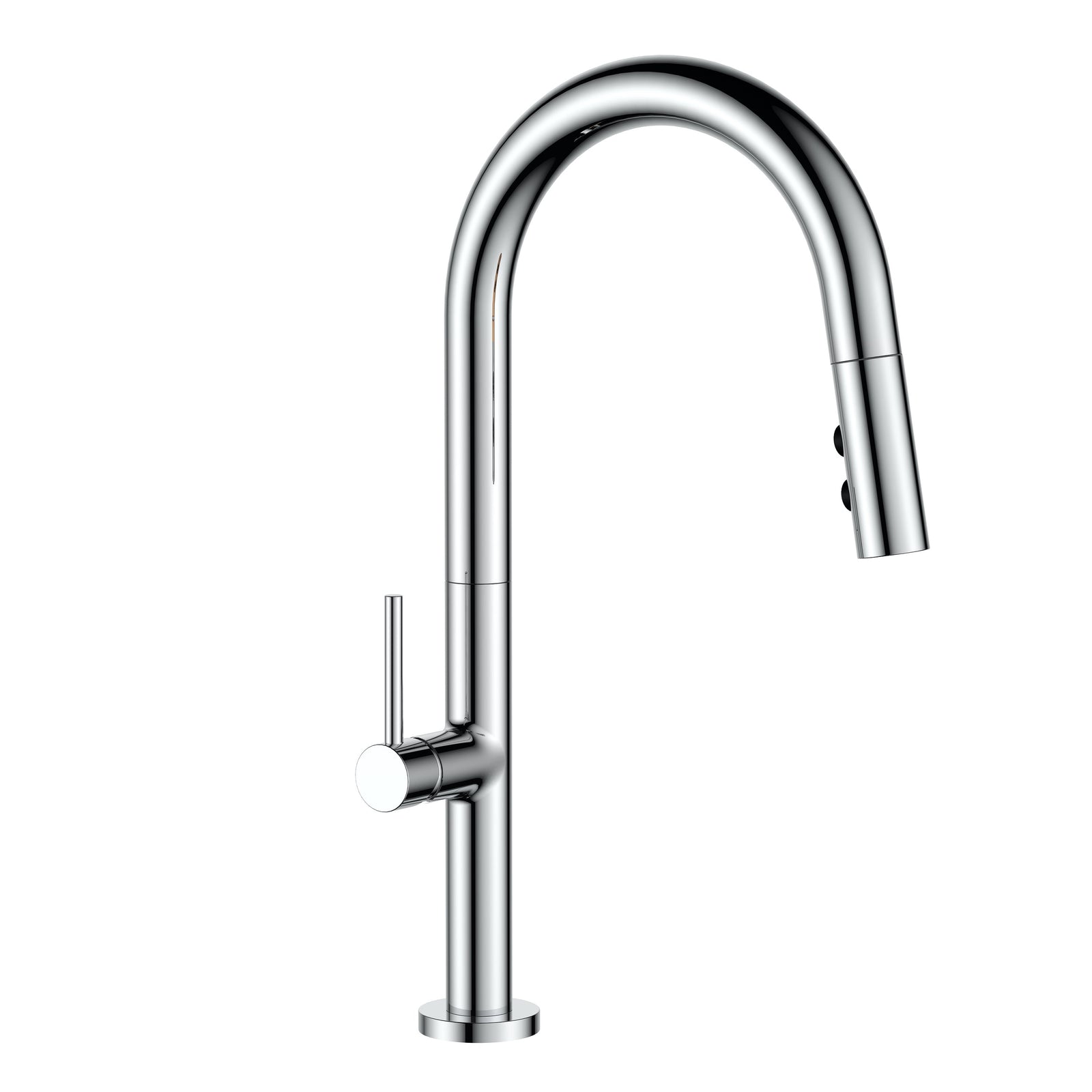 Grifo de cocina extraíble cromado Zeek F-KC06 