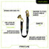 Cuerda de agarre con seguimiento automático Frontline RGSS58ES de 5/8" con cordón de 3'