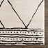 Alfombra Keone en blanco y negro