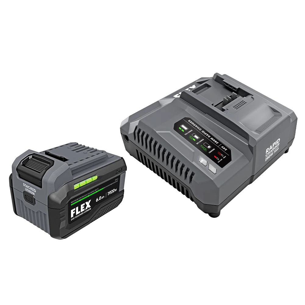 Kit de inicio apilado FLEX FX0421-1H de 6,0 Ah