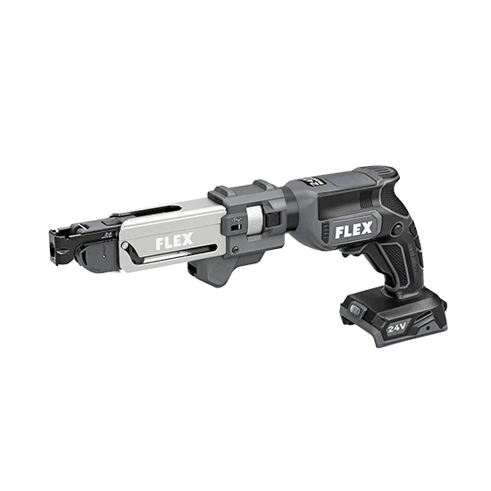 Pistola atornilladora para paneles de yeso FLEX FX1611-Z con accesorio de cargador