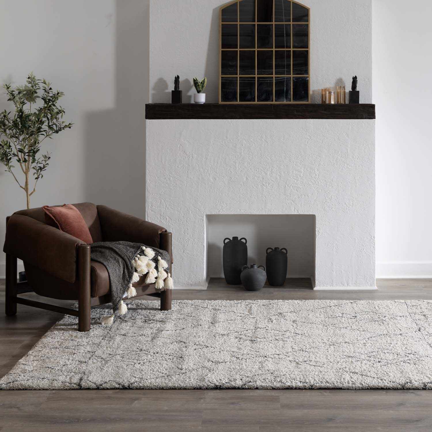 Flintville Moroccan Shag Rug Area Rug - Clearance