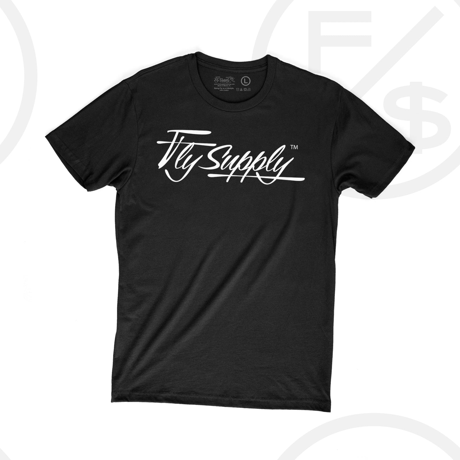 Fly Supply Logo: Black (10 Year Anniversary) T Shirts