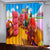 Fall Guys Pattern Curtains Blackout Window Drapes
