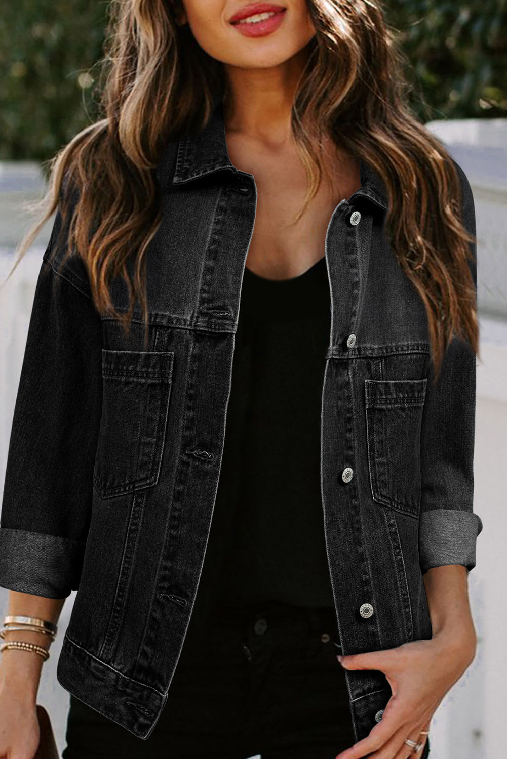 Long Sleeve Denim Jacket