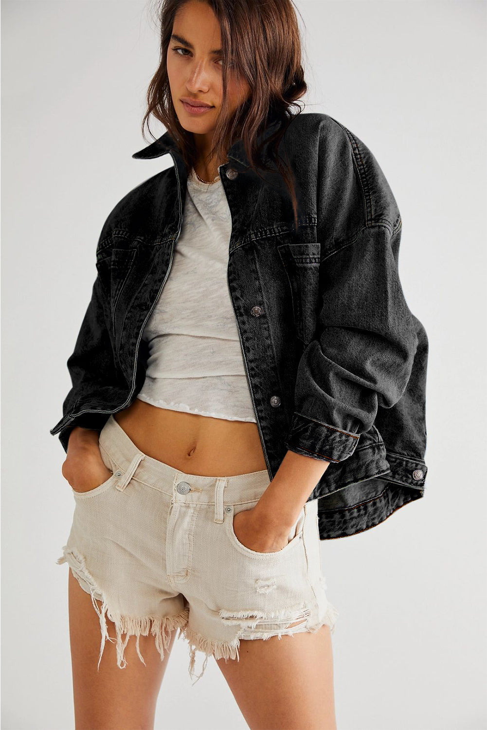 Long Sleeve Denim Jacket