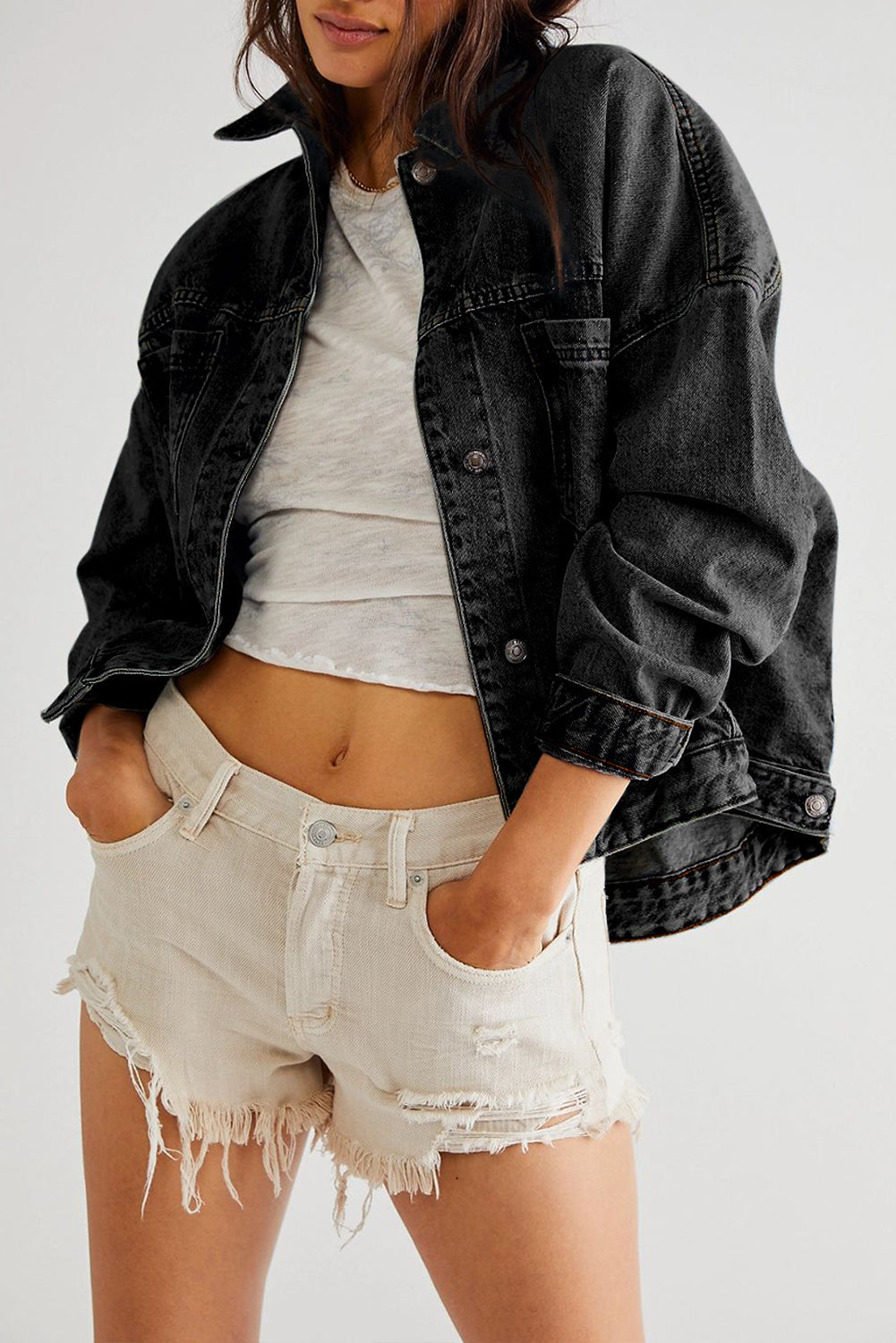 Long Sleeve Denim Jacket