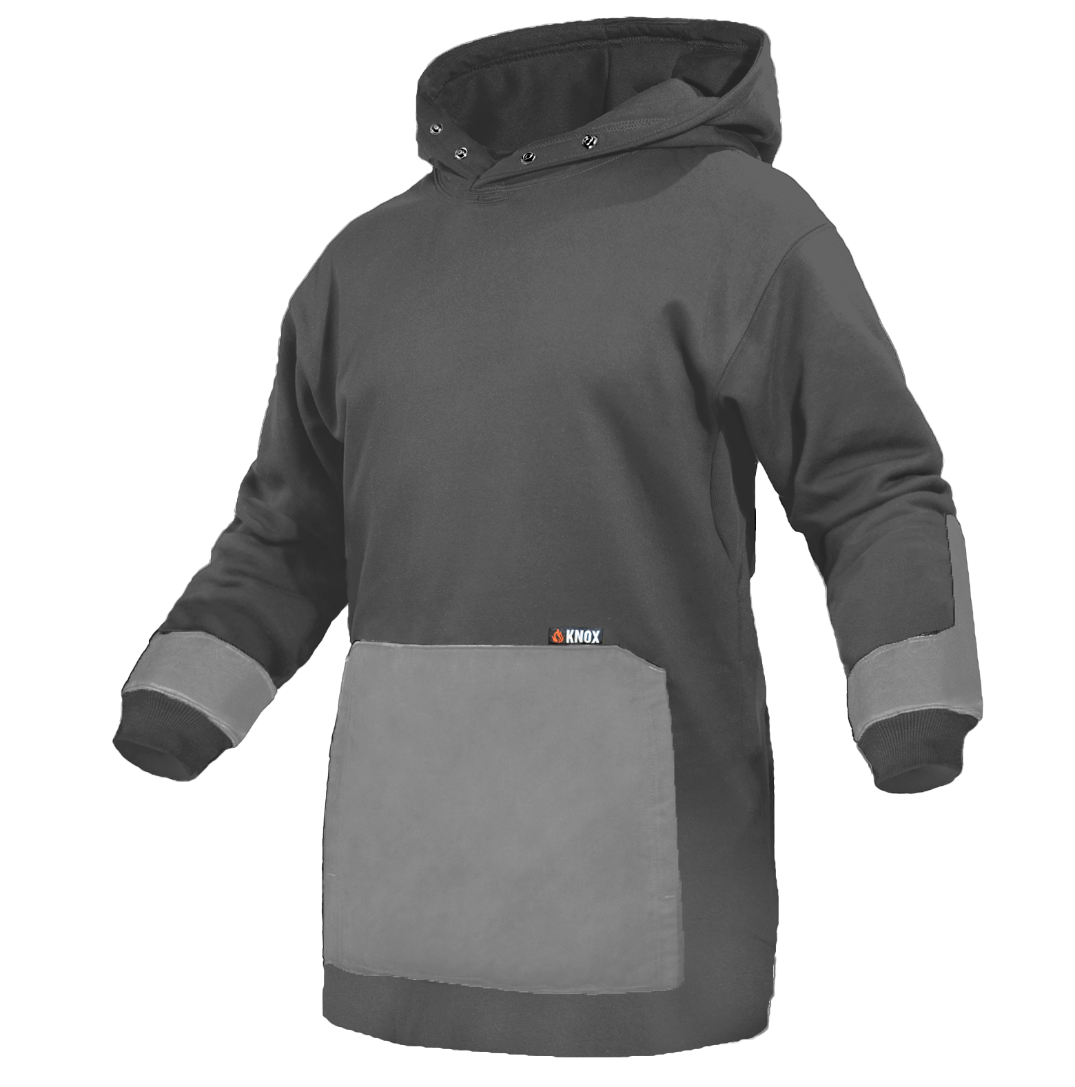 Sudadera con capucha de trabajo Knox Renegade FR Premium gris/gris claro