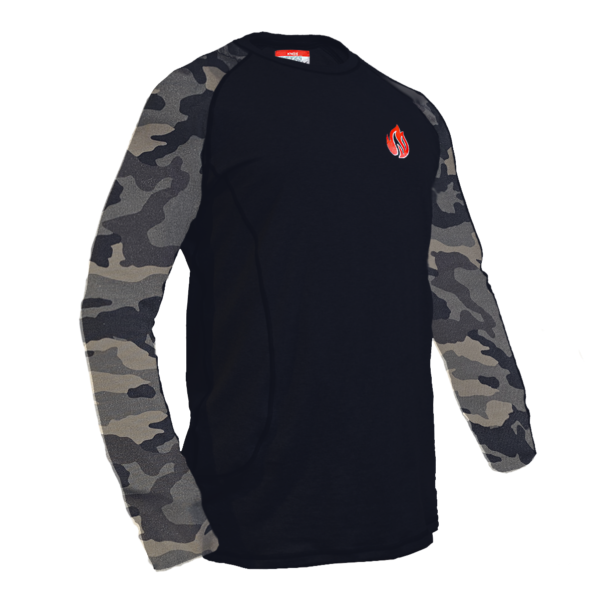 Knox FR Long Sleeve Crew Shirt - Camo/Stealth